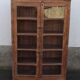 Old wooden glass cabinet