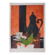 Yves Ganne: Tea Time, original signed lithograph