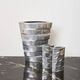 Vase "Strates" XL en fonte aluminium, 1970s