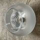 Peill & Putzler Space Age wall lamp in glass and chrome-plated metal