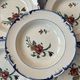 Set of 6 polychrome deep plates "Velars" Longchamp