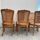 Set of 6 Cane Chairs in Louis XV style