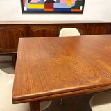 Extendable teak dining table, 1960
