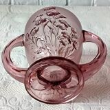 Vintage purple art deco verelys vase, "les campanules" model