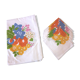 Nappe fleurie et ses 8 serviettes vintage
