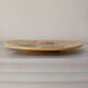 Plat en barbotine motif fraisiers