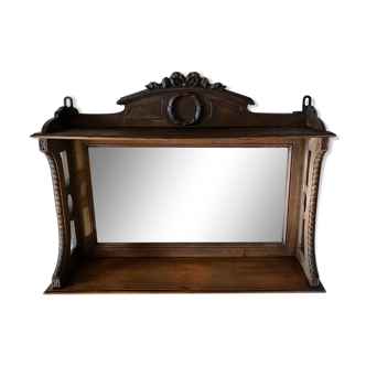 Old wall mirror shelf