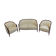 Sofa & 2 armchairs