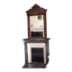 Large bevelled trumeau mirror