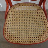 Coubated wooden chair