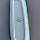 Salins -Plat ancien - Salins France -Céramique Vintage Années 50 -Vert & Bl