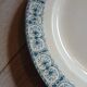 10 old flat plates Terre de fer
