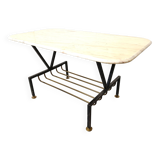 Vintage italian marble coffee table, 1950s