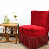 Rattan bedside table