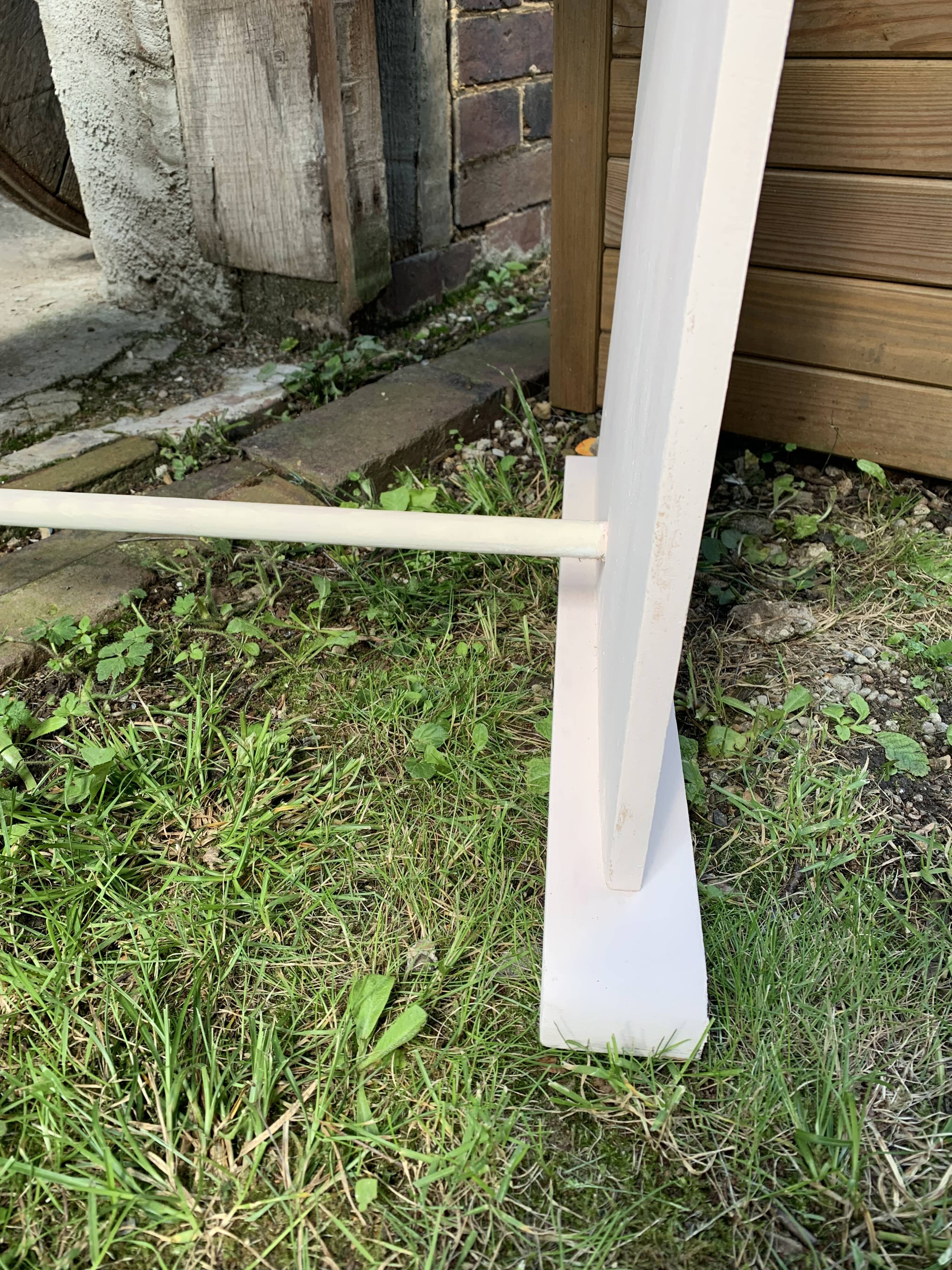 Vintage powder pink child desk