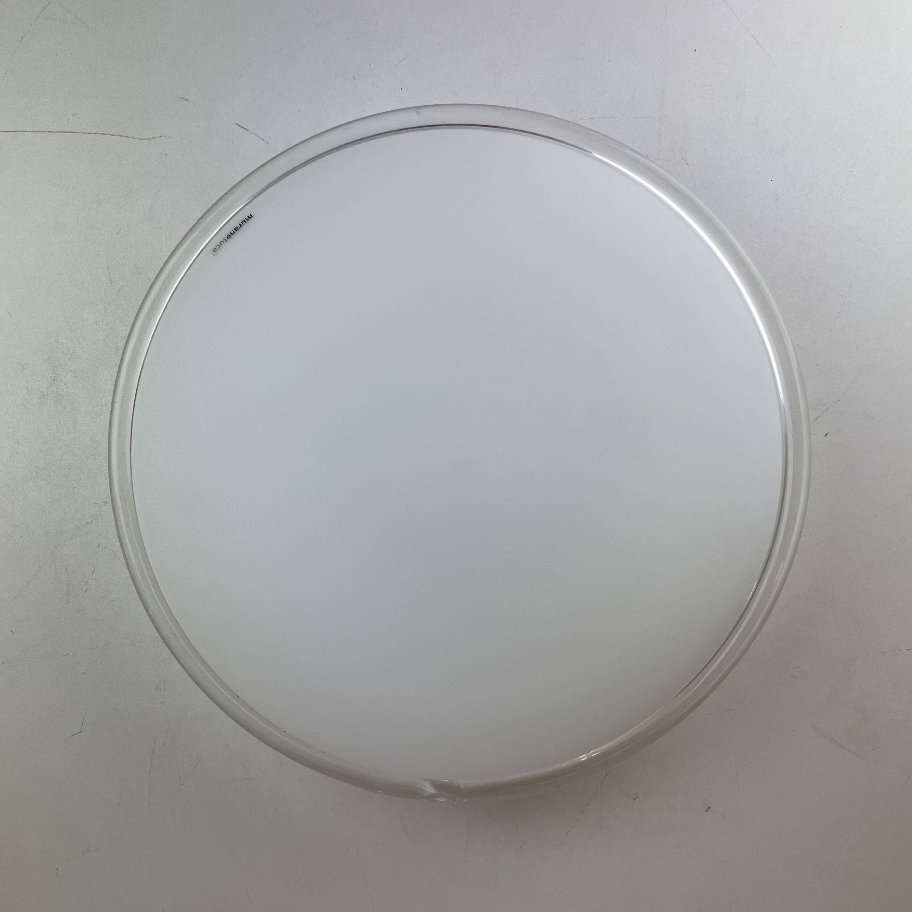 Candida, Murano Ceiling Lamp by Murano Luce, Italy, 1990s