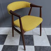 Chaise Thomas Harlev modèle 213 en Boucle jaune