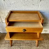 Bedside table with compass feet
