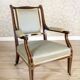 Set of 19th Century English Armchairs in Sheraton Style
