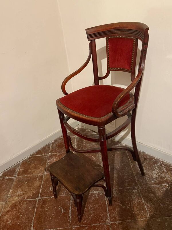 Chaise haute ancienne de croupier - Casino - tabouret de bar
