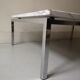 Marble and chrome coffee table, 1970