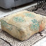 Moroccan kilim pouf