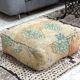 Moroccan kilim pouf