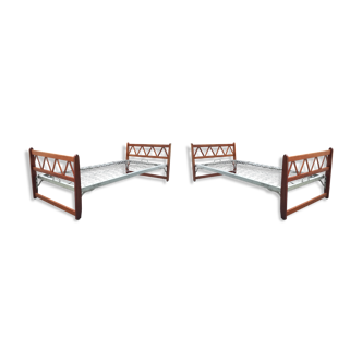 Pair of daybeds with braces 1950