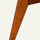 Tripod coffee table in oak, 1950s.