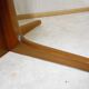 Expandable round teak table