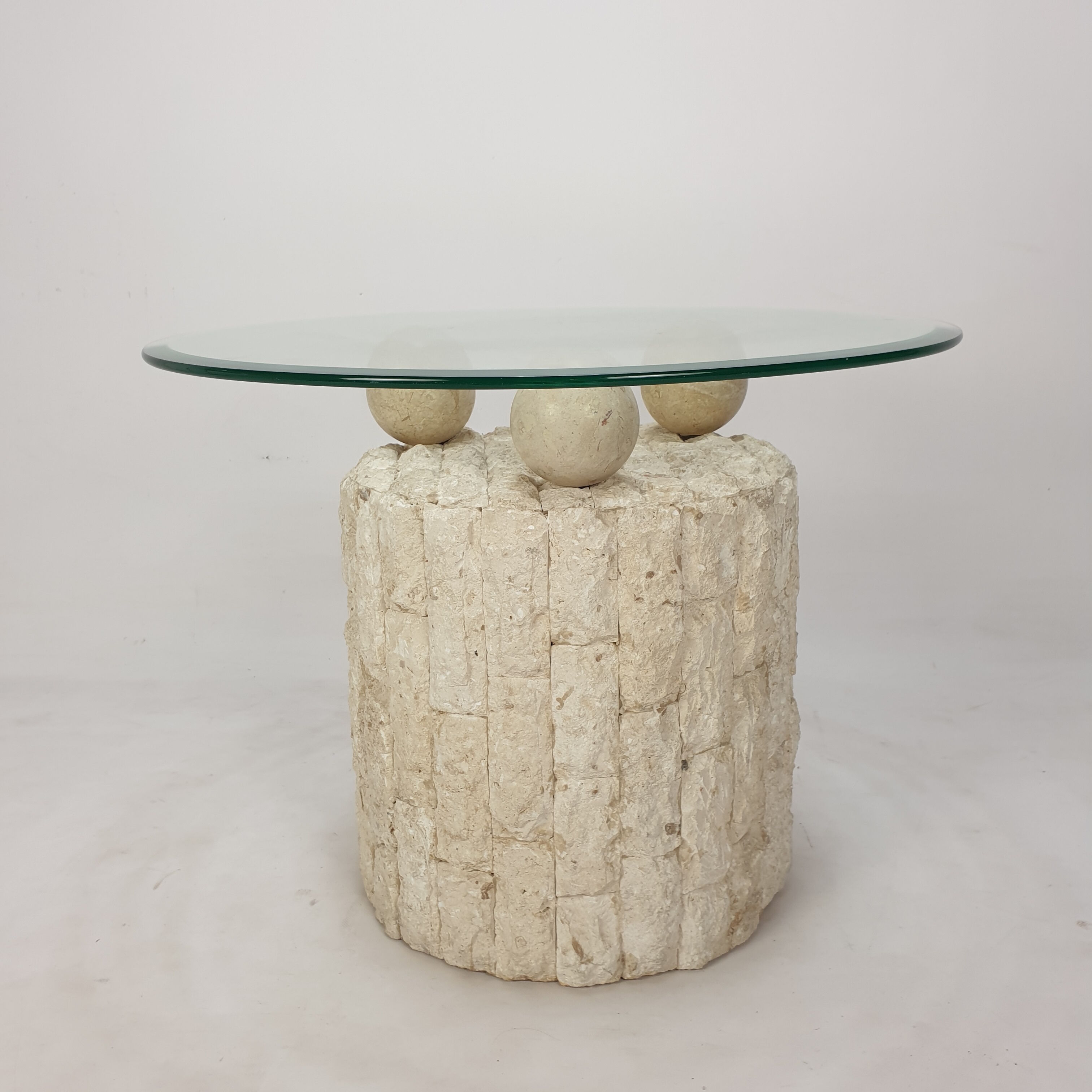 Magnussen Ponte Travertine Coffee Table, 1980s