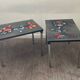 Duo of Belarti side tables from the 60s
