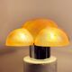 Piero gianemilio & anna monti “luna” table lamp for candle, italy, circa 1970