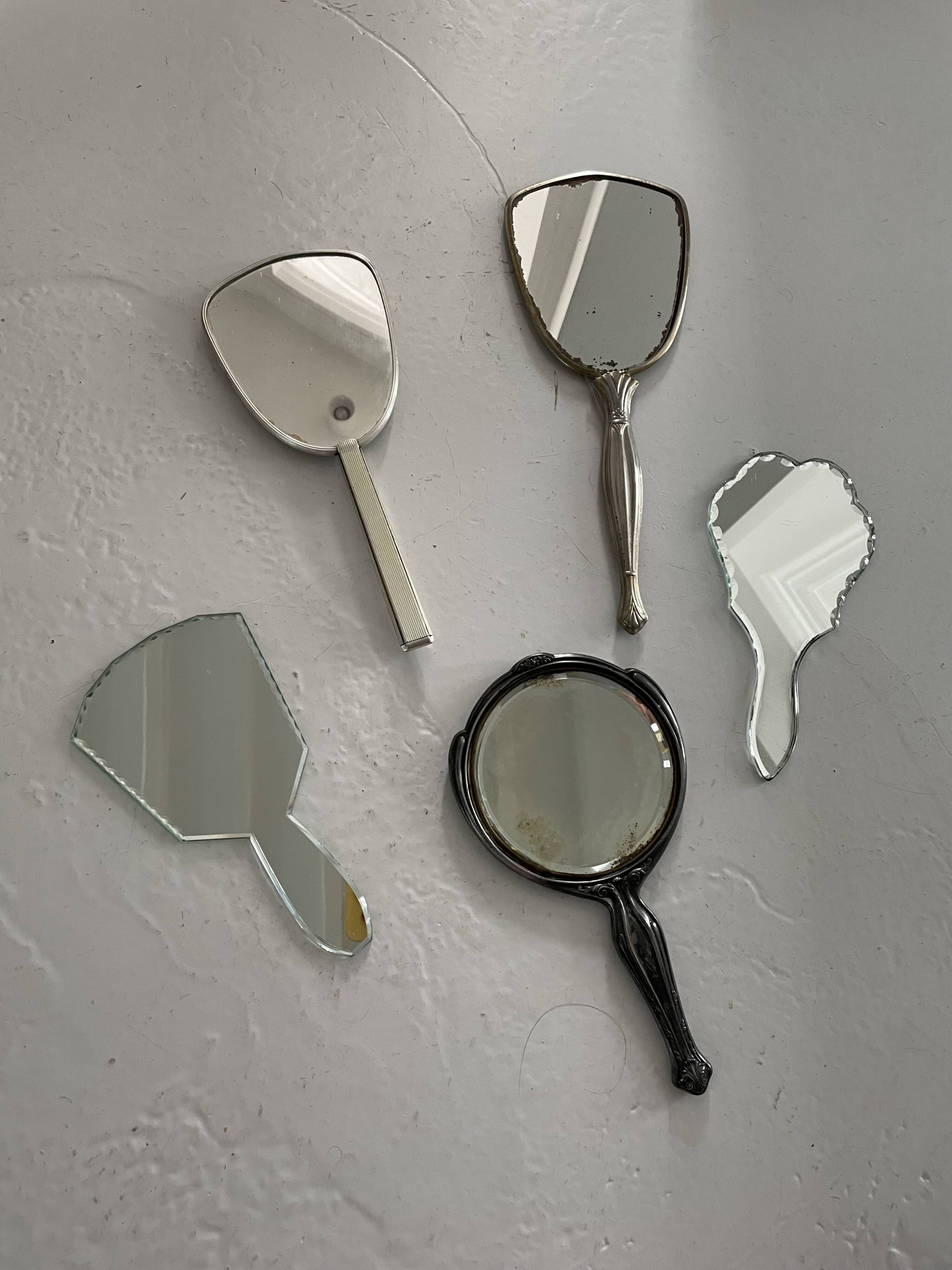 Lot de 5 miroirs à main