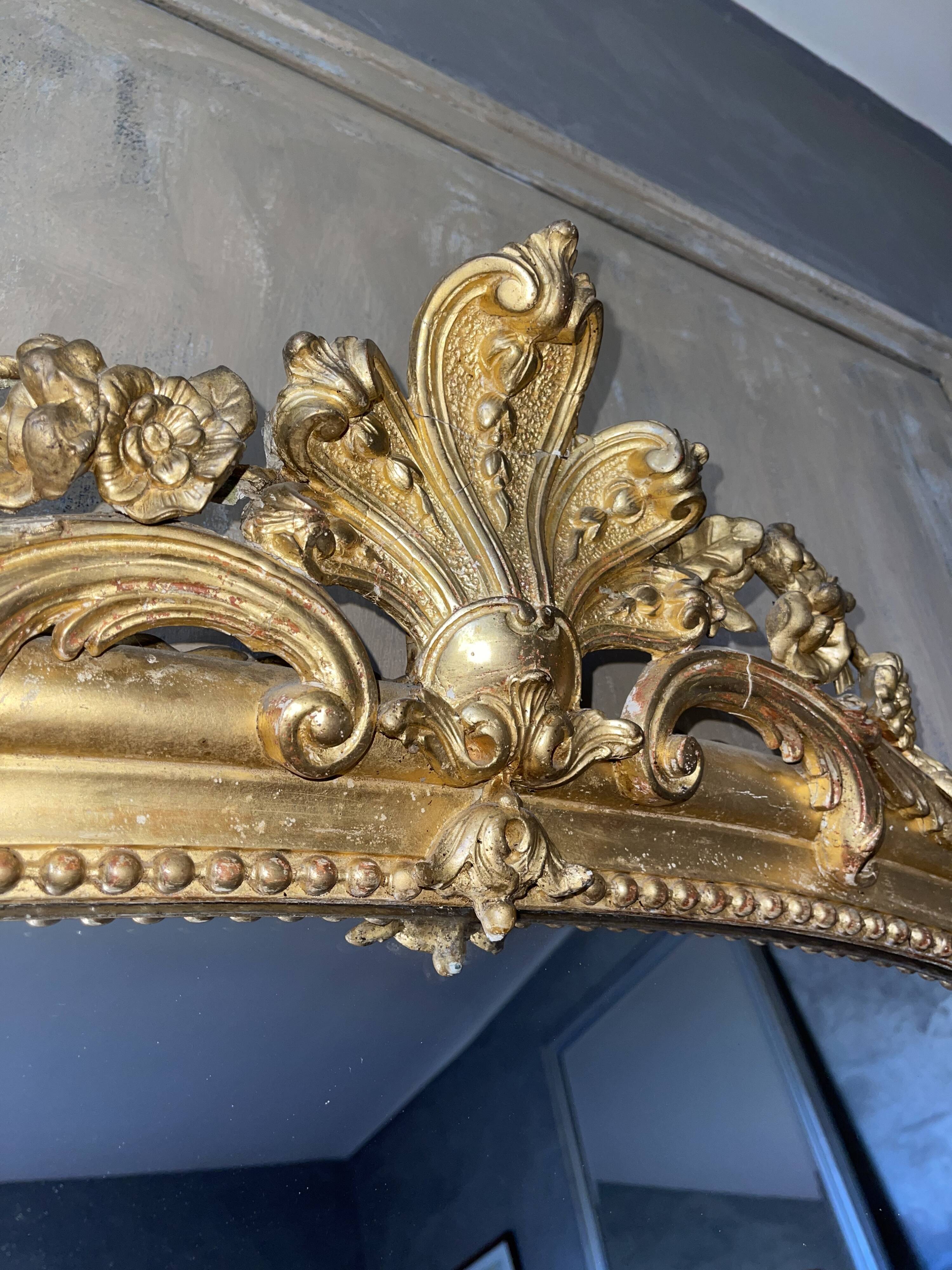 Louis XV style mirror