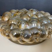 Pair of Bubble-Helana Tynell wall lights or ceiling lights from the 1970s.