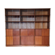 Oak bookcase by Didier Rozaffy for Les Meubles Oscar, 1960