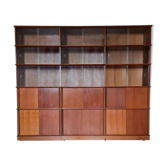 Oak bookcase by Didier Rozaffy for Les Meubles Oscar, 1960