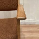 4 armchairs stamped "hans wegner" 1960.