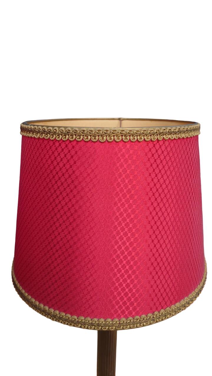 Paires de lampes style empire Abat jour rouge