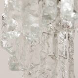 Kalmar Murano glass ceiling lamp, 1960 Austria.
