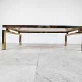Table basse en laiton par, années 1970