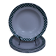 4 assiettes creuses Sarreguemines et Digoin Ecossais