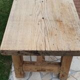 Loom table in solid oak 240 x 58 cm. 1920.