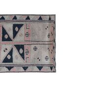 Vintage Turkish Oushak Rug Handwoven 119x330 cm