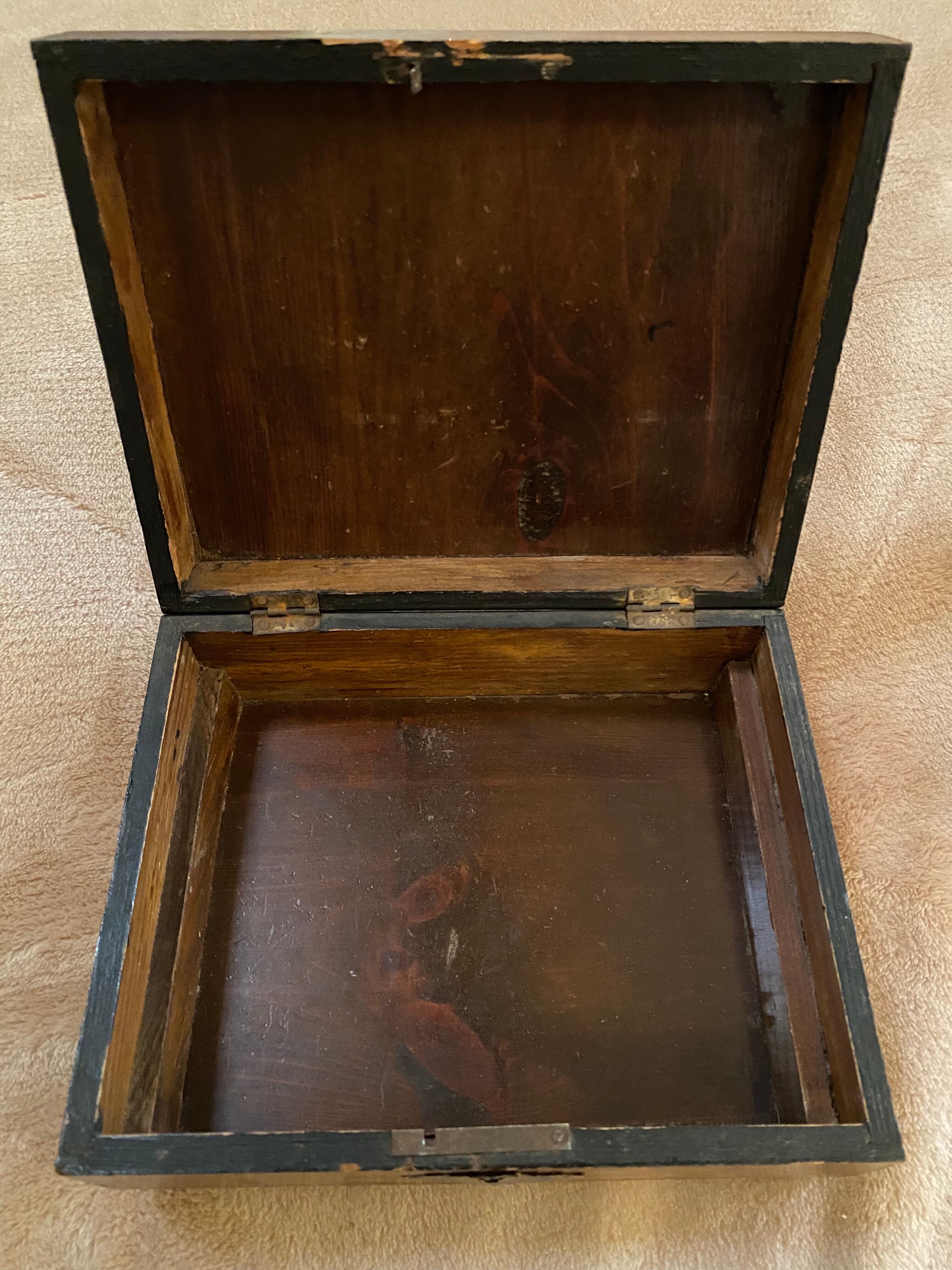 Wooden jewelry box, British Victorian era