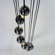 Lustre Cascade Mid Century en Chrome, 1960s