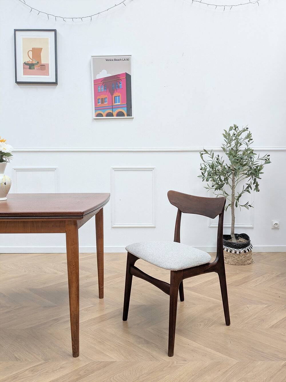 Chaise vintage designée par Schionning & Elgaard