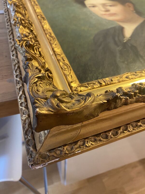 Portrait d’une jeune femme, signé H Mouthier (1880-1975)et daté 1907