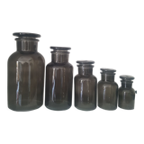 Pots apothicaires lot de 5